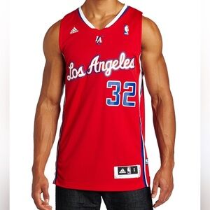 Adidas LA Clippers Blake Griffin #32 Jersey Red Boys Size XL Men